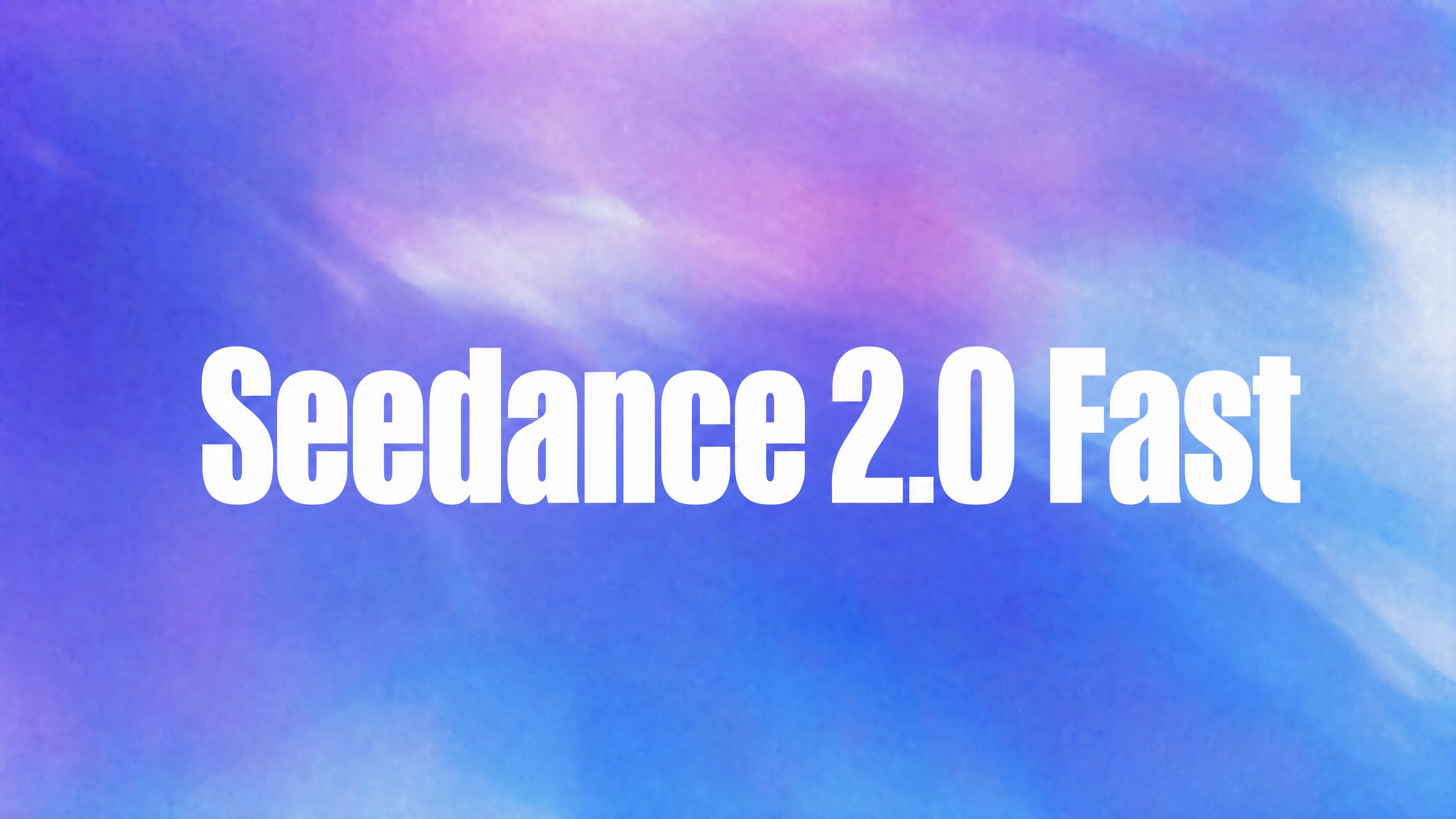 Seedance 2.0 Fast sample output