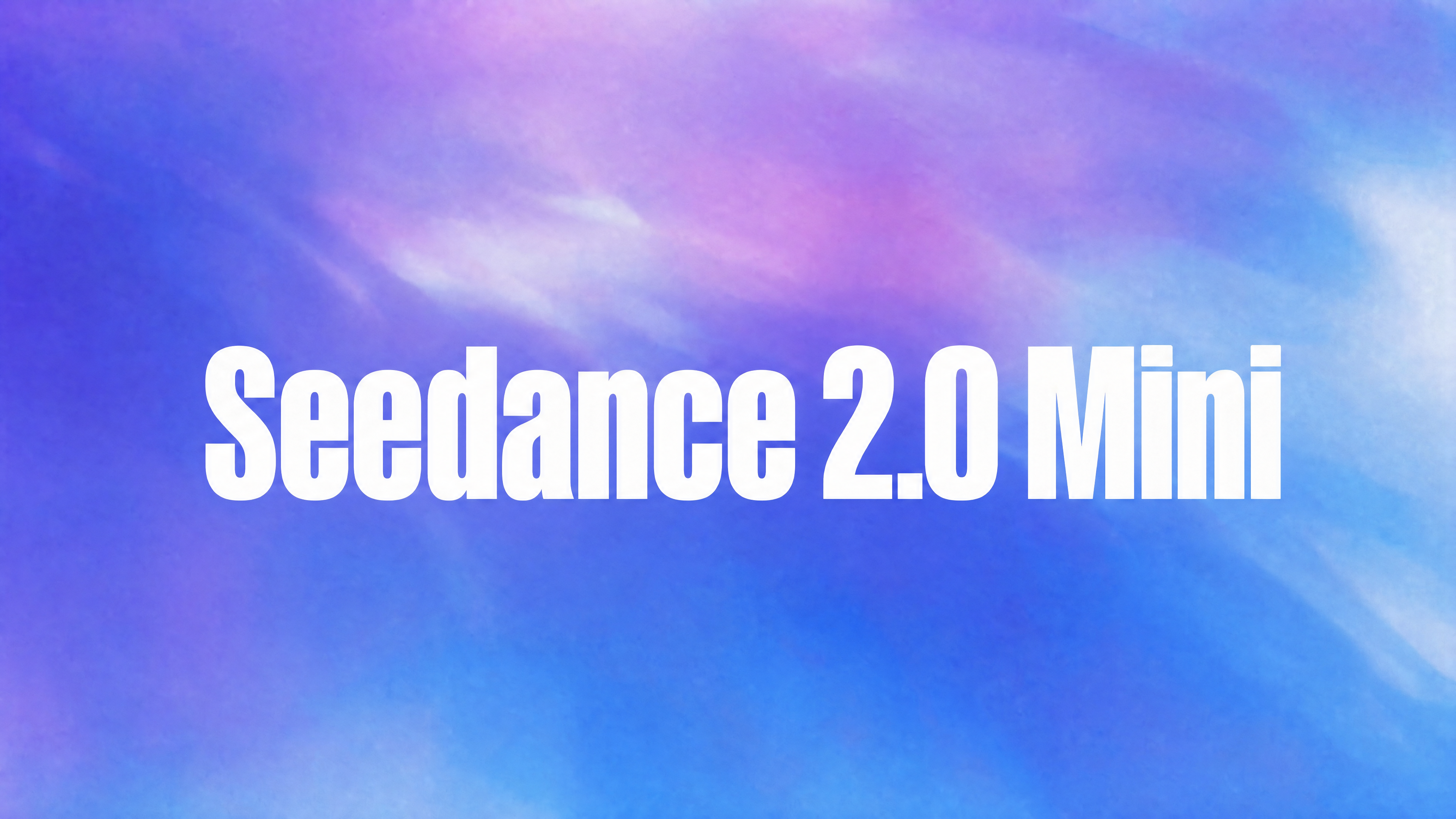 Seedance 2.0 Mini sample output