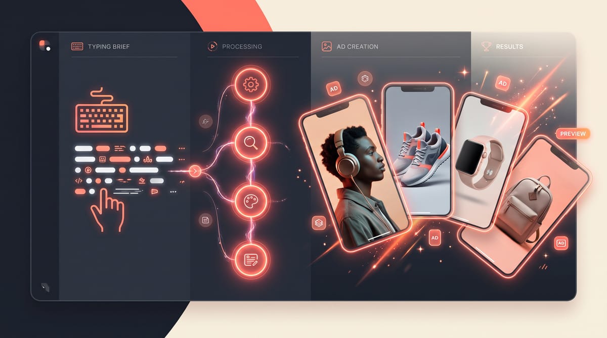 First campaign in Marketing Agent: from brief to finished vertical ads