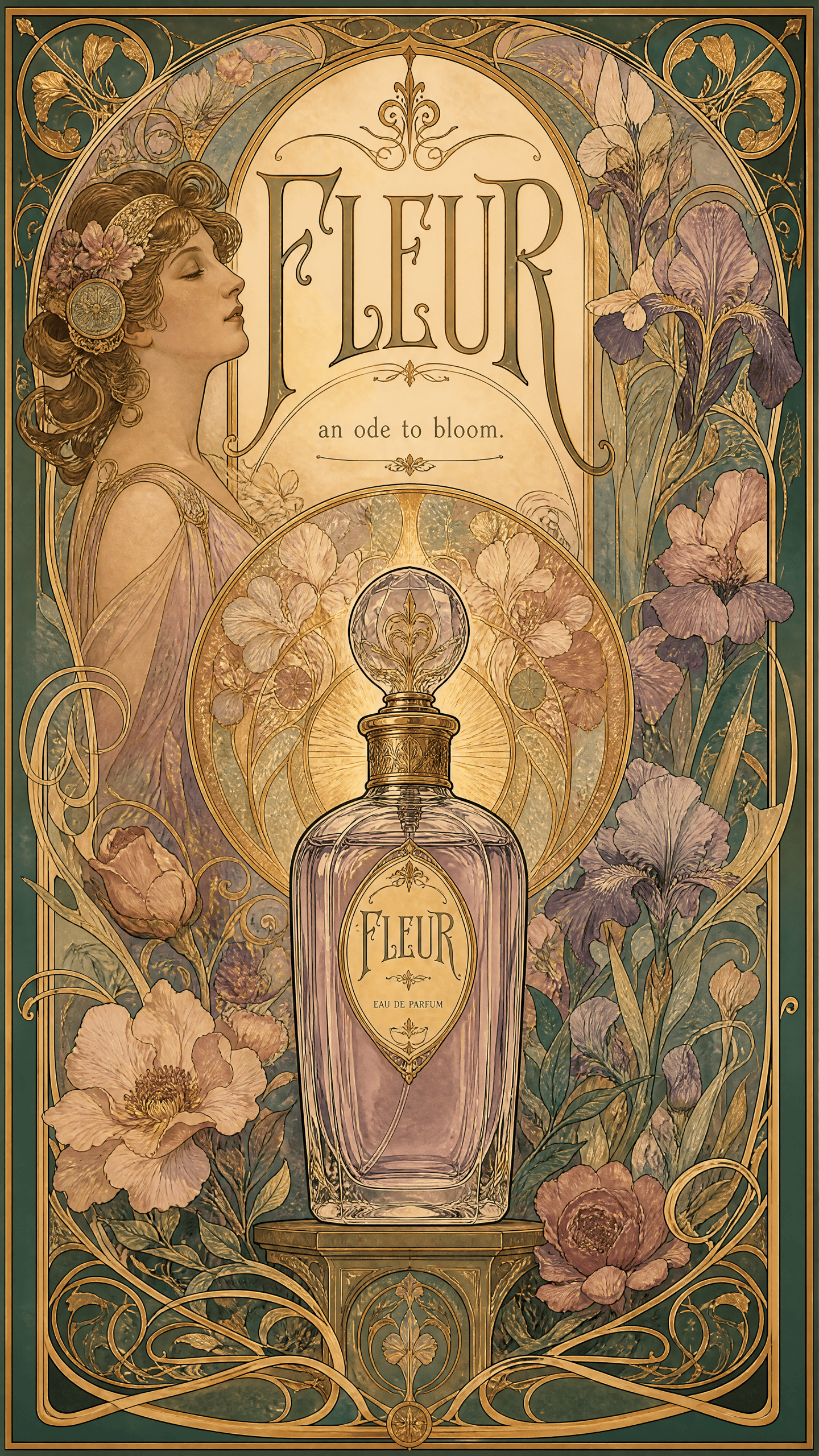 Alphonse Mucha Art Nouveau style