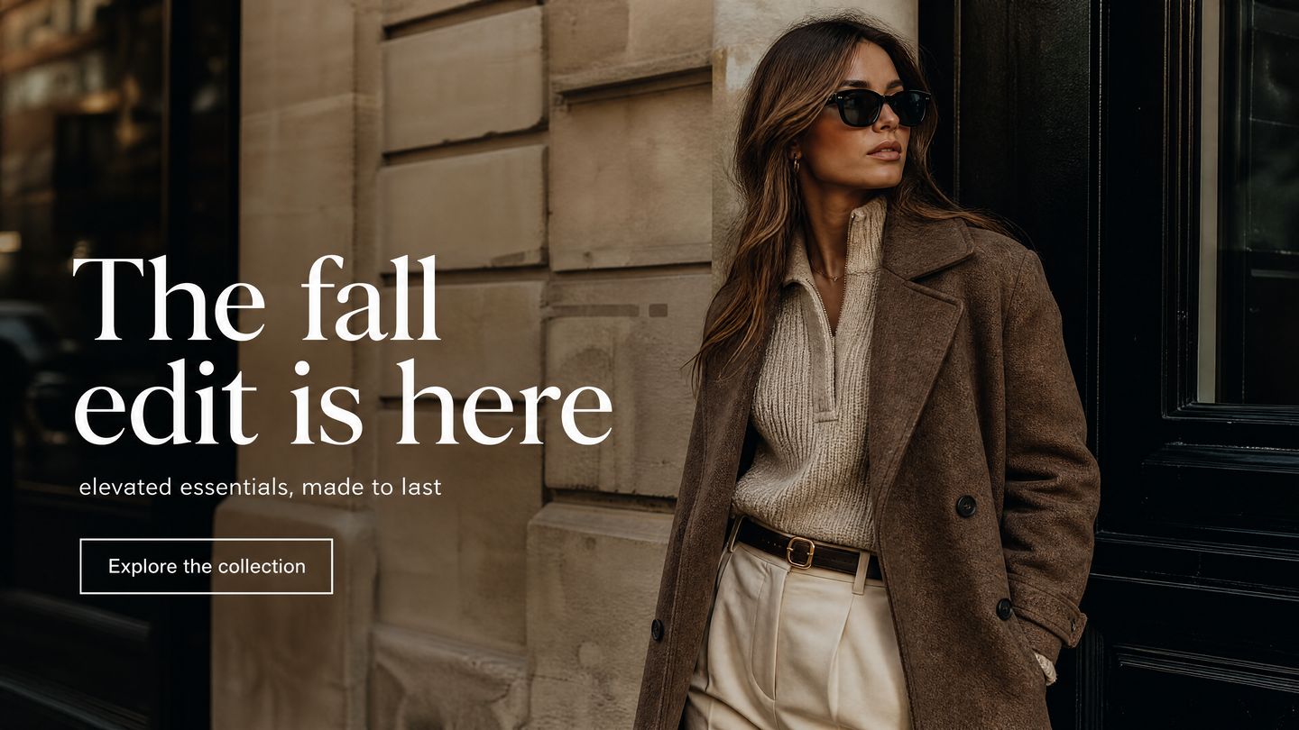 Fashion landing-page hero