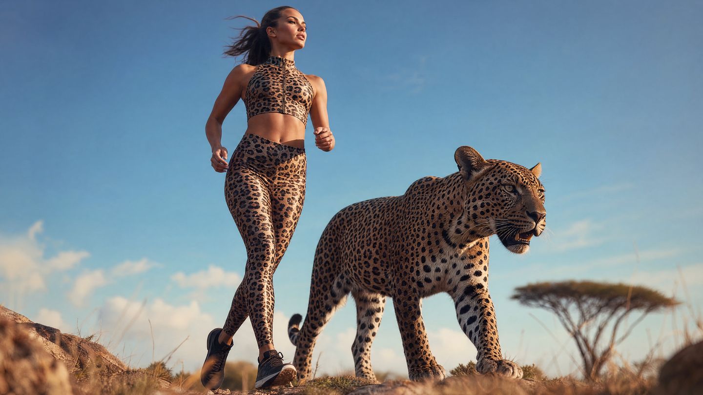 Luxury activewear campaign