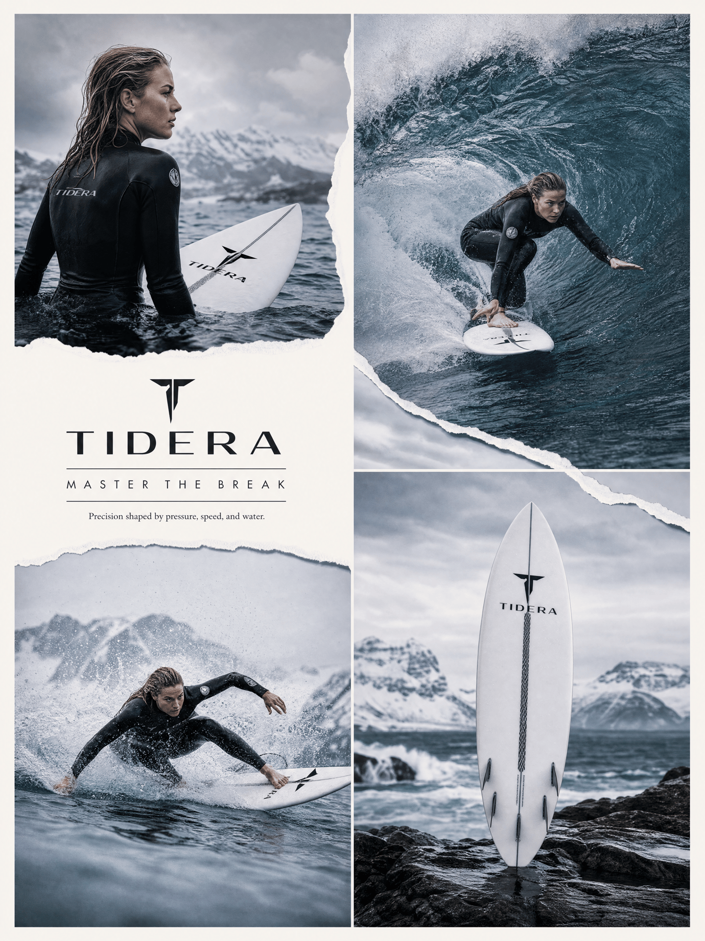 ultra-premium four-panel advertising