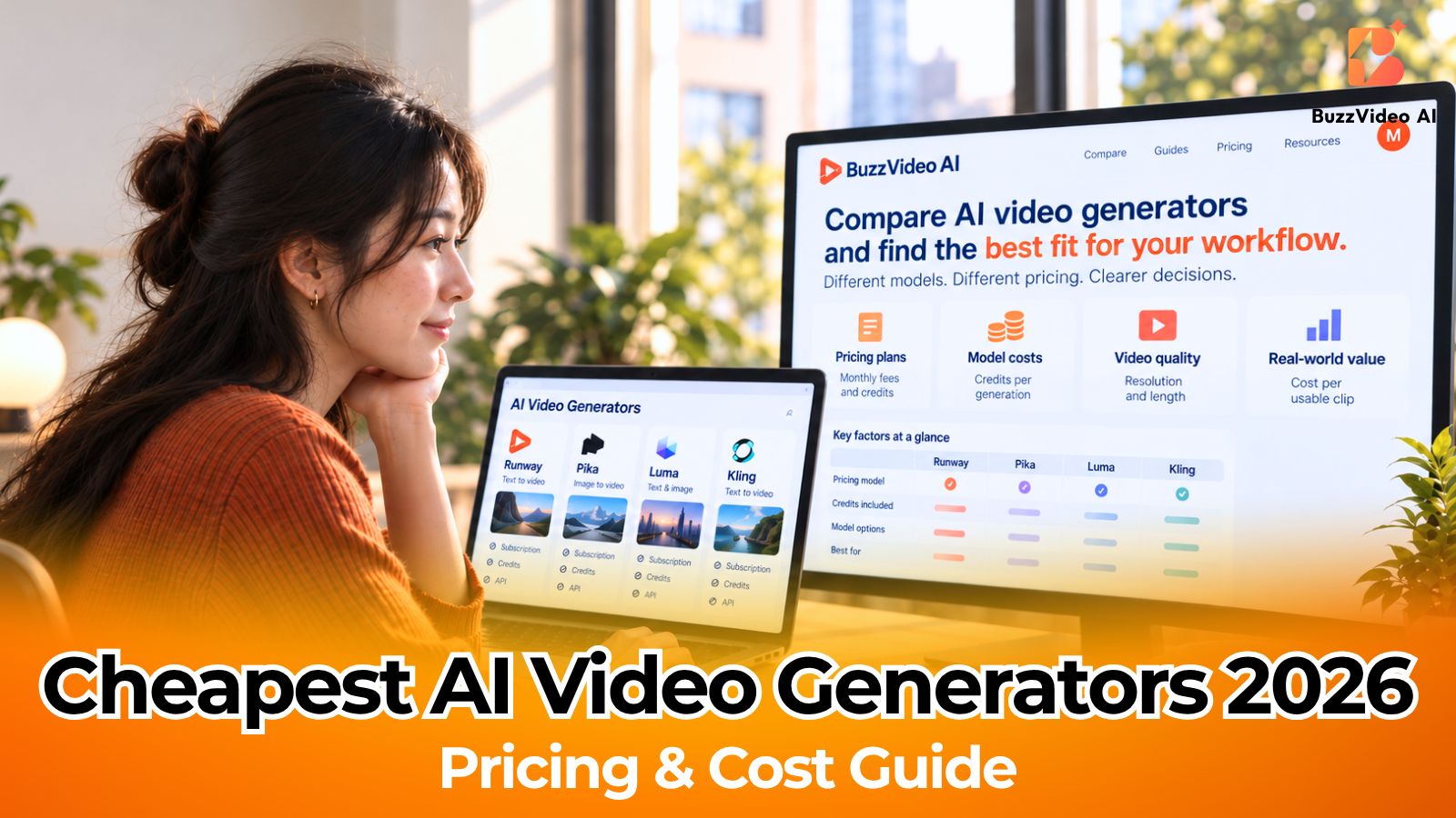 Cheapest AI Video Generators for Marketers (2026): Pricing & Cost Guide