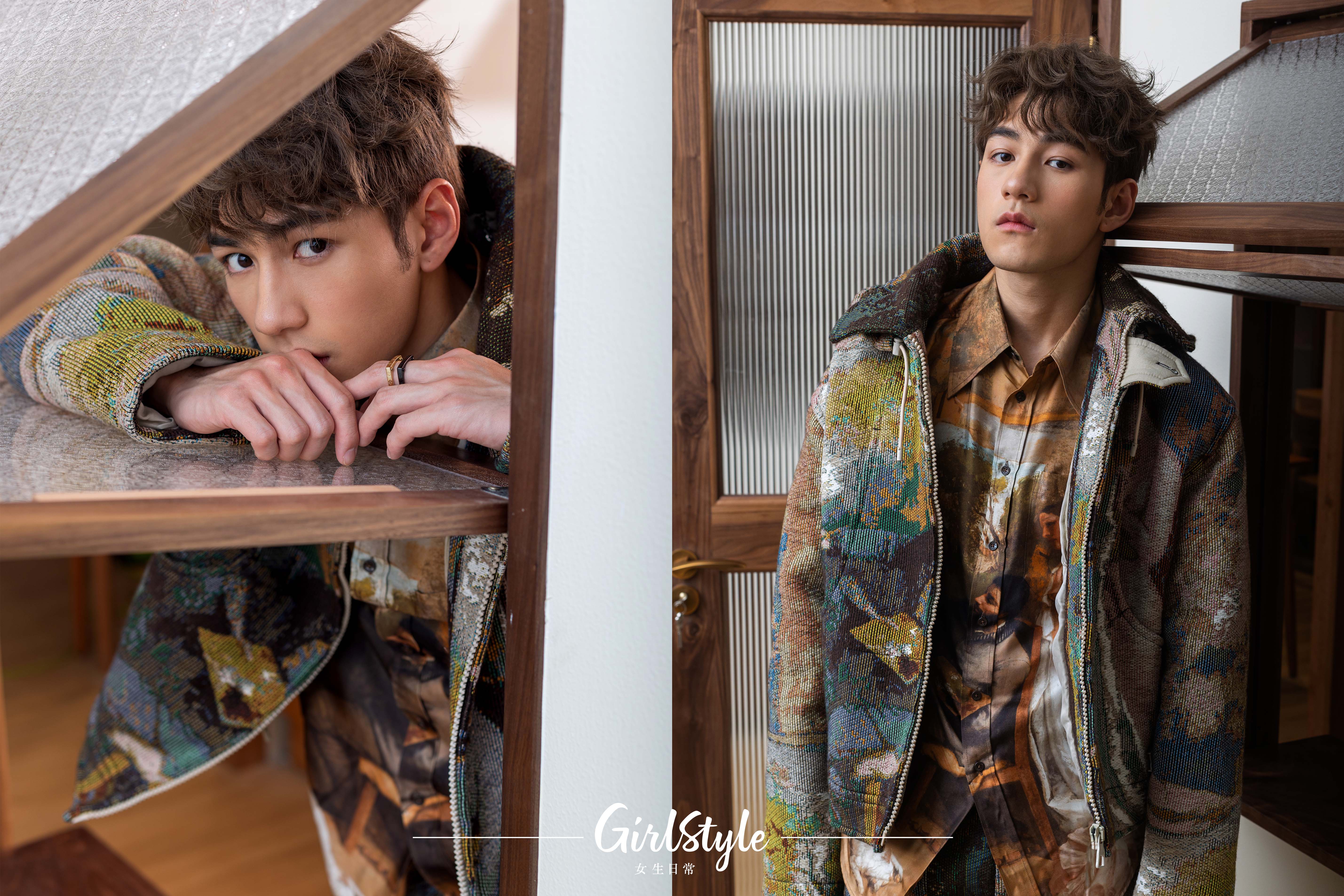 Jacket、Shirt 、Rings (All From Louis Vuitton)