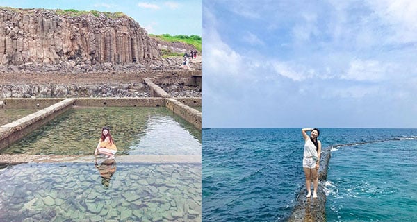 [Taiwan] Chixi Rock Waterfall in Penghu, a spectacular scenery spot that you must visit!