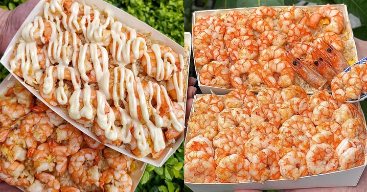 【台灣】浮誇系塞滿面蝦爆炒飯！蝦多過飯～啲蝦好似唔洗錢！