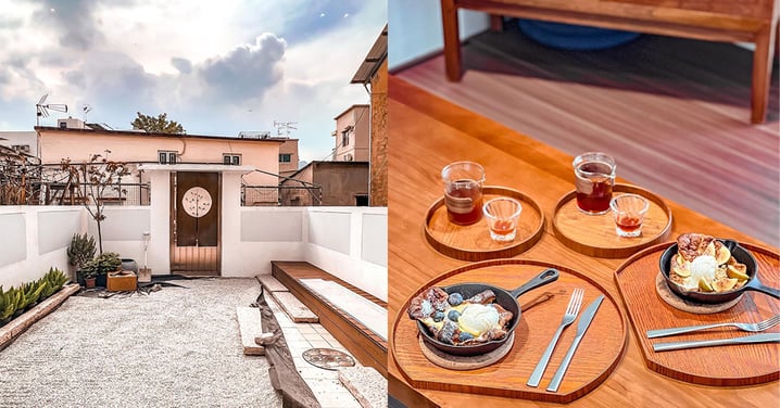 【香港】元朗錦田日式白色小屋Cafe,悠閒度假feel+必試即叫即製雪糕pancake
