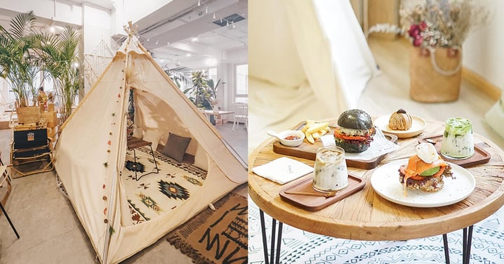 【香港】荃灣5000呎露營風Cafe,榻榻米座位+寵物友善+必試抹茶tiramisu