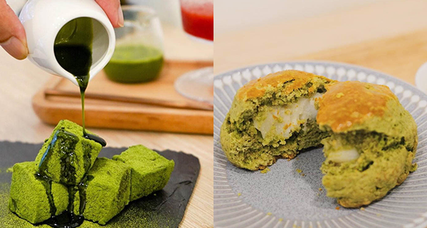 【香港】佐敦溫馨湖水綠Cafe，必試日式手工蕨餅+抹茶麻糬鬆餅