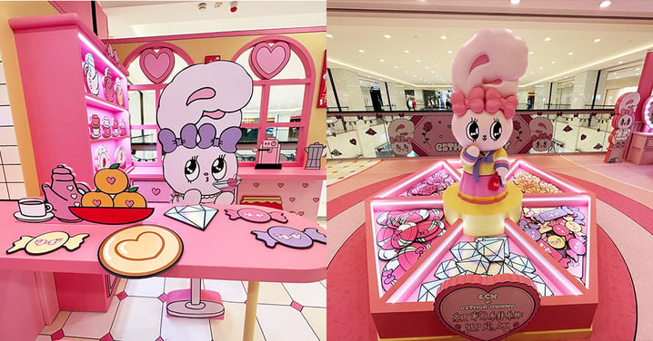 【香港】Esther Bunny首次來港登陸尖沙咀!期間限定打卡位+紅粉緋緋迎兔年!