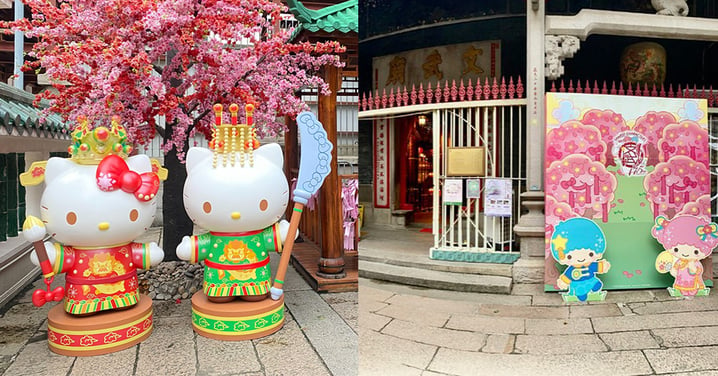 【香港】Sanrio x 上環文武廟新春裝置！限定打卡位+周邊禮品