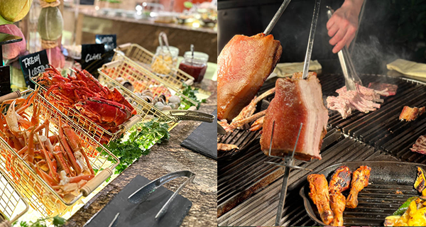 【金鐘美食】港麗酒店咖啡園全新自助晚餐!戶外燒烤區+環球海鮮+即切烤肉