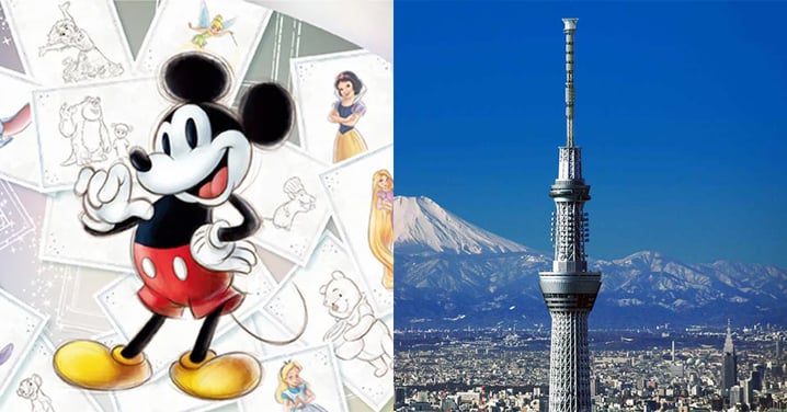 【日本好去處】東京晴空塔加入Disney卡通人物主題點燈及裝飾!期間限定慶祝迪士尼100週年!