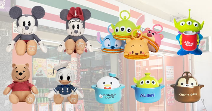 【香港7-11】7仔全新迪士尼精品！必買100週年復古公仔~