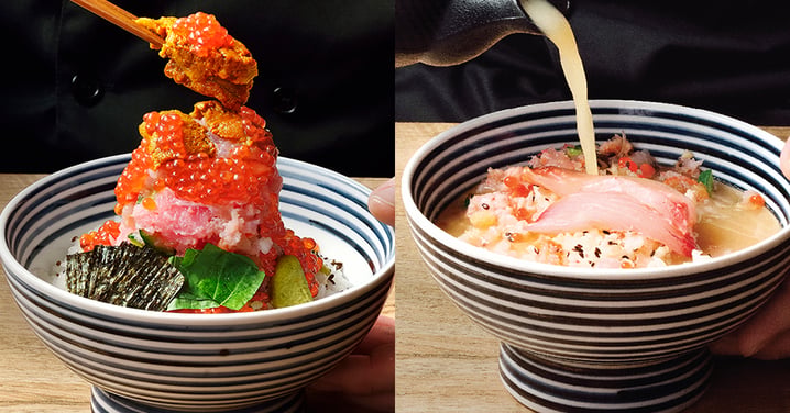 【東涌美食】人氣日本海鮮丼登陸香港，一丼二食+濃郁鯛魚高湯