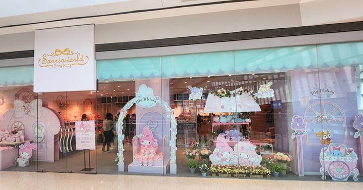 【九龍塘好去處】又一城Sanrio Pink Garden全新主題店!超萌Piano登場!粉紅花牆/歐陸風花盤!
