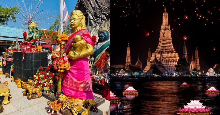 【泰國旅行團】曼谷水燈節5天禮佛團！鬼王潘紹聰同行出發！