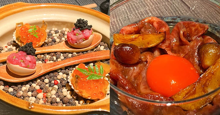 【上環美食】上環多國菜fusion創意料理!黑松路布丁/烏魚子鱈場蟹/大閘蟹白菌紫蘇花飯