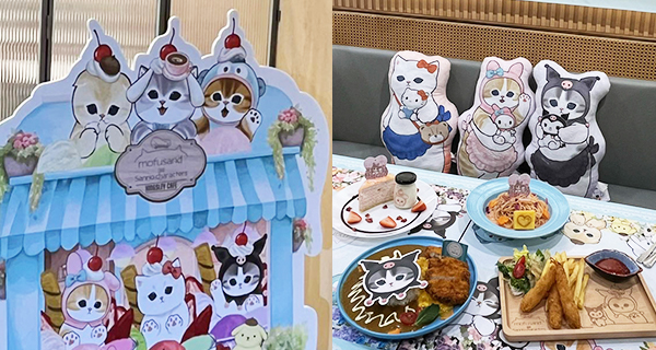 【旺角美食】Mofusand x Sanrio主題Cafe,獨家主題甜品及週邊商品!