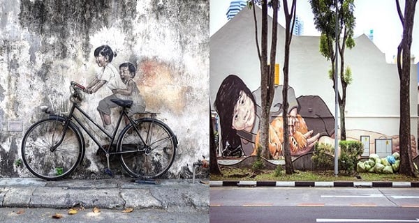 為街道添色彩！Ernest Zacharevic 街頭藝術｜東南亞旅遊｜放假去邊