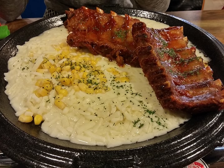 韓國 – 人氣Cheese Back Ribs