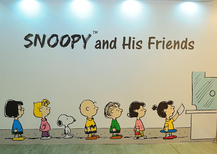 台灣 -「走進花生漫畫－Snoopy65週年巡迴特展」(台北最終站)
