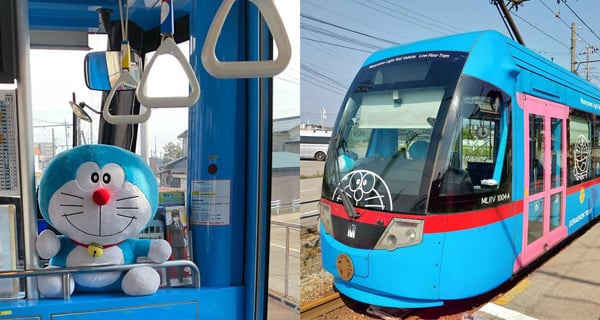 富山縣期間限定 多啦A夢 (叮噹) 電車 | 日本旅遊 | 放假去邊