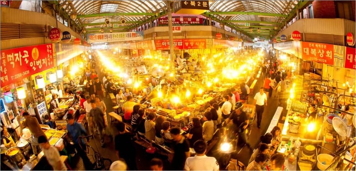 韓國 - 首爾廣藏市場，品嚐地道美食，感受韓國人情味