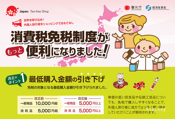 日本 -  2016年5月1日退稅新安排