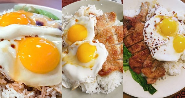 元朗茶餐廳 開心豬扒雙蛋飯| 香港美食 | 放假去邊