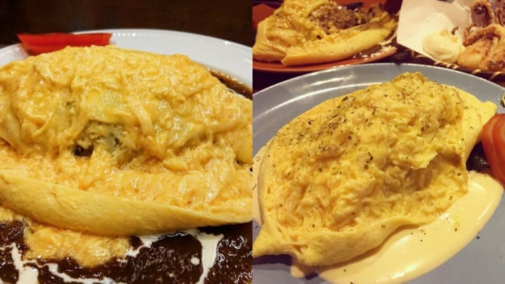 又滑又濃蛋包飯 一切開就肚餓了... | 香港美食 | 放假去邊