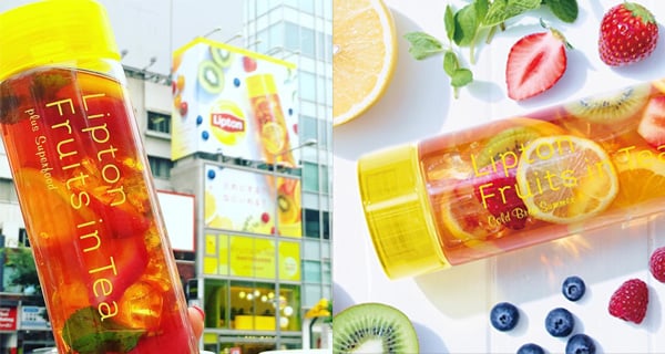 Lipton「Fruits in Tea專門店」回歸喇~ 限定超人氣水果香茶!｜日本美食｜放假去邊
