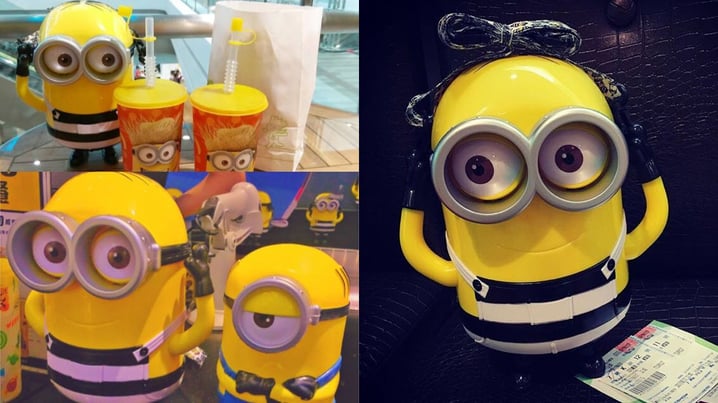闖入台灣威秀影城! Minions限定爆谷筒登場!｜台灣｜放假去邊