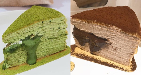 太子千層蛋糕專門店 抹茶同朱古力超流心~| 香港美食 | 放假去邊