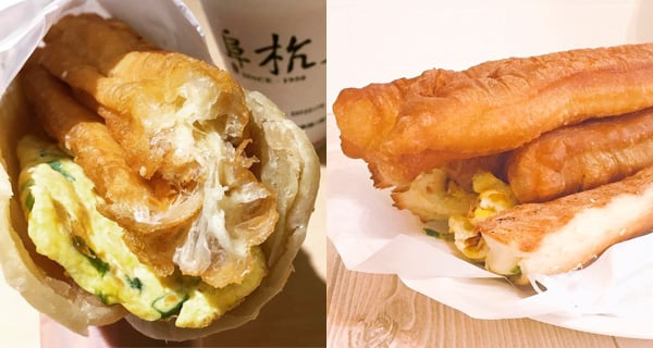 令人無法抗拒嘅早餐! 超好食薄餅蛋夾油條｜台灣美食｜放假去邊