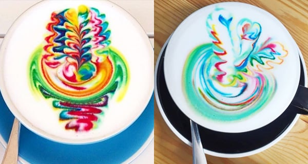 華麗彩虹拉花  布里斯本復古風Cafe~｜澳洲美食｜放假去邊
