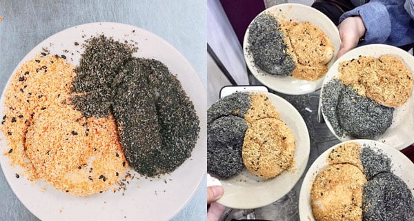 【台灣】冬天暖食必選! 人氣古早美食燒麻糬｜台灣美食｜放假去邊