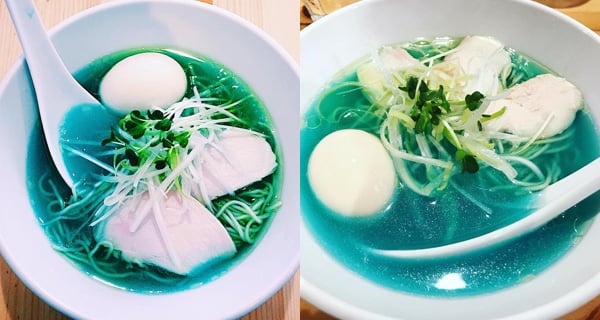 超特別! 東京全天然濃香藍色湯底拉麵｜日本美食｜放假去邊