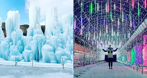 韓版冰雪奇緣！七甲山噴泉冰柱節~|韓國旅遊 | 放假去邊