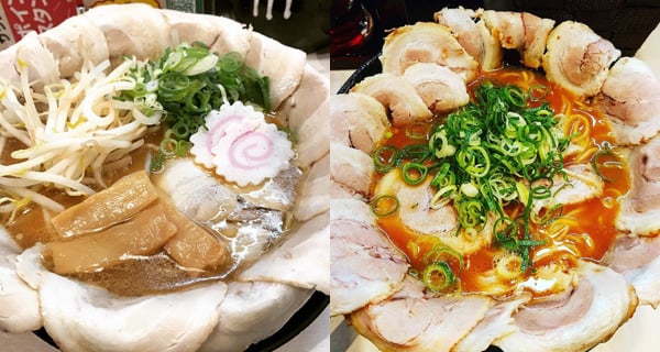 大胃王過嚟啦! 大阪高質超大碗浪花豚骨拉麵｜日本美食｜放假去邊