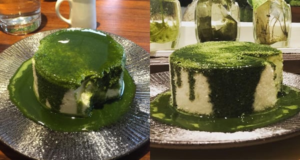 號稱全板橋首創! 銷魂爆漿抹茶雪藏蛋糕｜台灣美食｜放假去邊