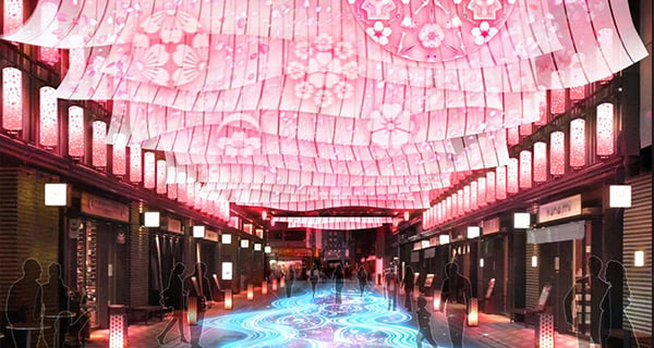櫻花點燈超浪漫~ 東京日本橋櫻花祭 | 日本旅遊 | 放假去邊