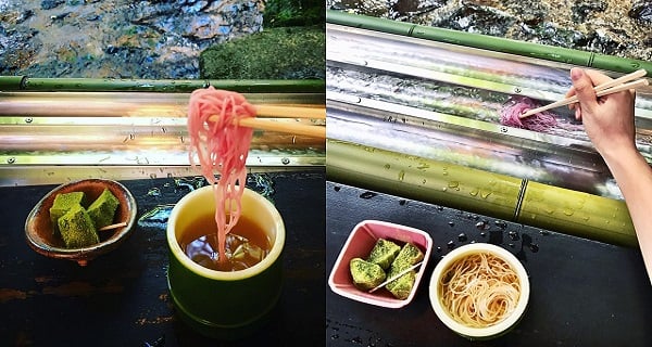 京都必食! 夏日限定「神社流水…麵」 簡直透心涼呀~｜日本美食｜放假去邊