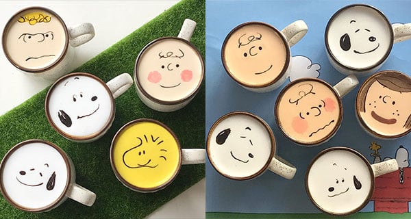 這不是夢! 首爾Cafe拉花咖啡~ 見Oppa才是重點吧! ｜韓國美食｜放假去邊