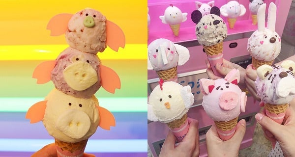 超萌動物造型雪糕！東京「偽」自動雪糕售賣機｜日本美食｜放假去邊