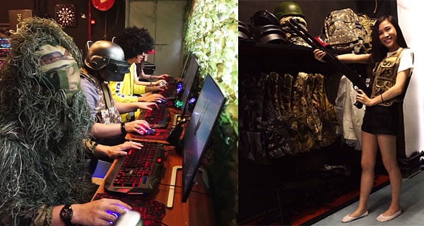 葵興PUBG主題PartyRoom! 連線食雞+巨型波波池! 勁多遊戲任玩!｜香港玩樂｜放假去邊
