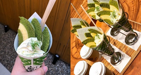 Double 口感！京都邊行邊食抹茶豆乳年輪蛋糕 ｜日本美食｜放假去邊