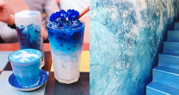 泰國熱門打卡點！曼谷超靚藍色主題特色Café｜泰國美食｜放假去邊