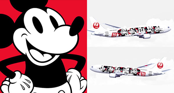 JAL x Mickey Mouse  日航米奇老鼠90周年航班 | 日本旅遊 | 放假去邊